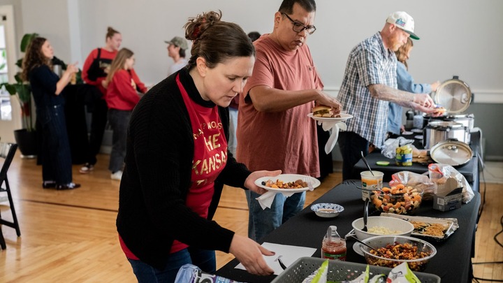 March Church Potluck logo