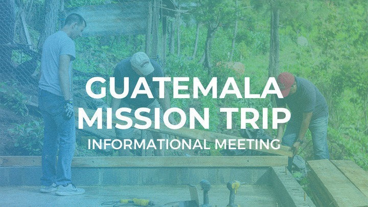 Guatemala Mission Trip Meeting logo
