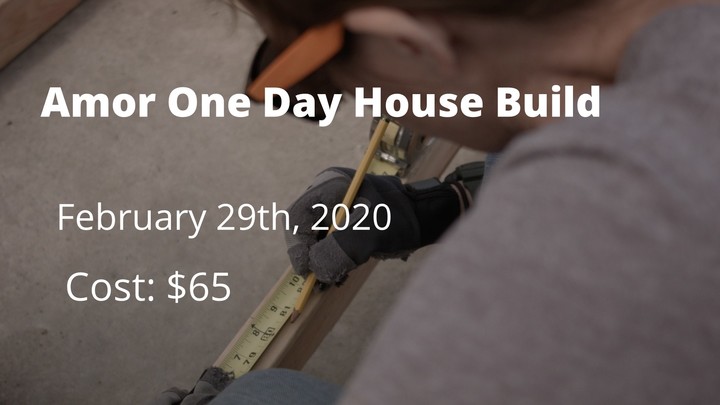 Amor One Day House Build logo image
