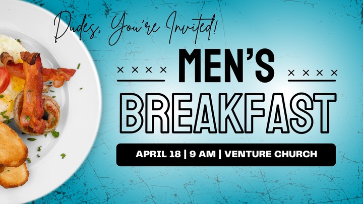 April Men's Breakfast logo