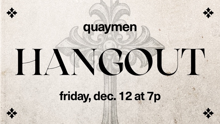 quaymen monthly hangout logo