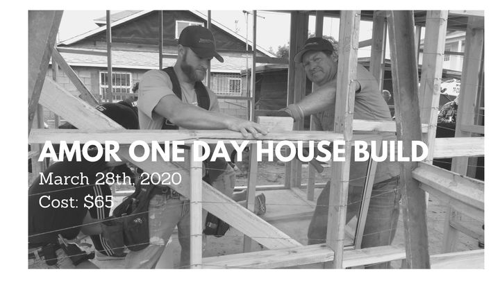 Amor One Day House Build logo image
