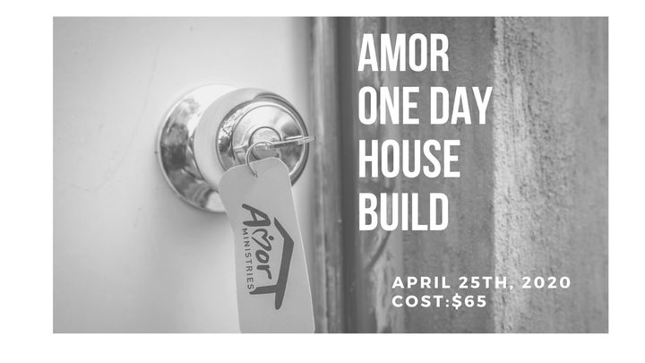 Amor One Day House Build logo image