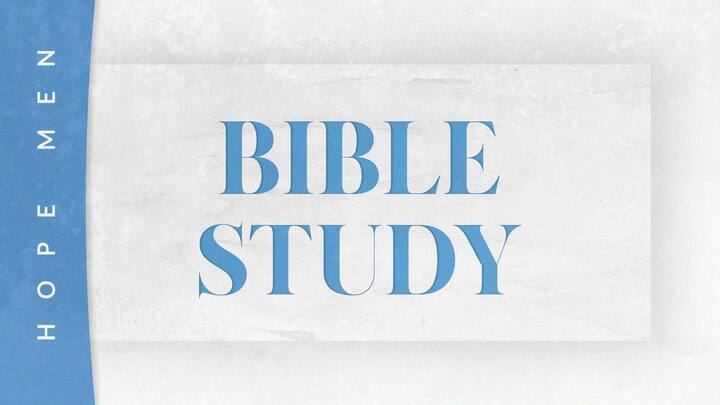 Hope Men's Winter/Spring Bible Study logo