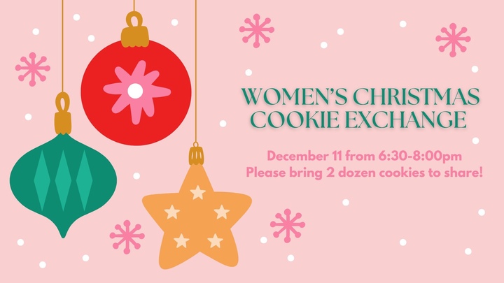 Women's Christmas cookie Exchange logo