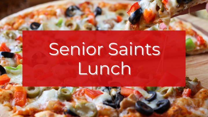 Senior Saints Lunch logo