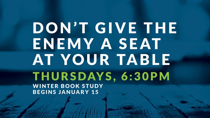 Don't Give The Enemy A Seat At Your Table logo