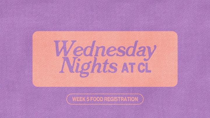 Wednesday Nights at CL Food Registration logo