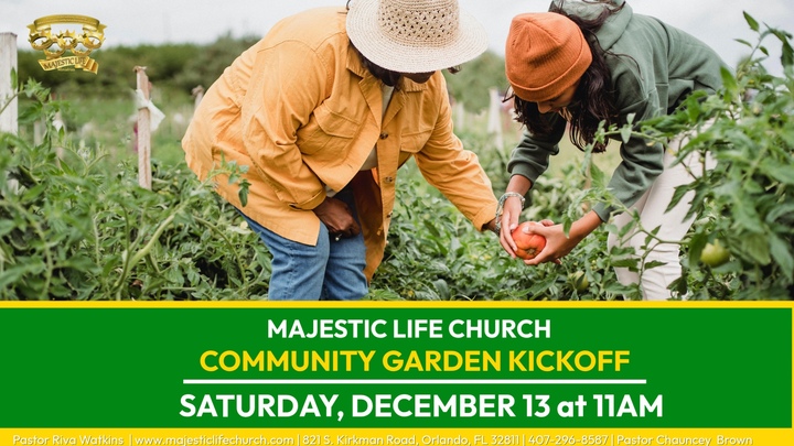 Majestic Life Community Garden logo