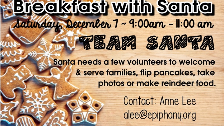 Breakfast with Santa - VOLUNTEERS logo image