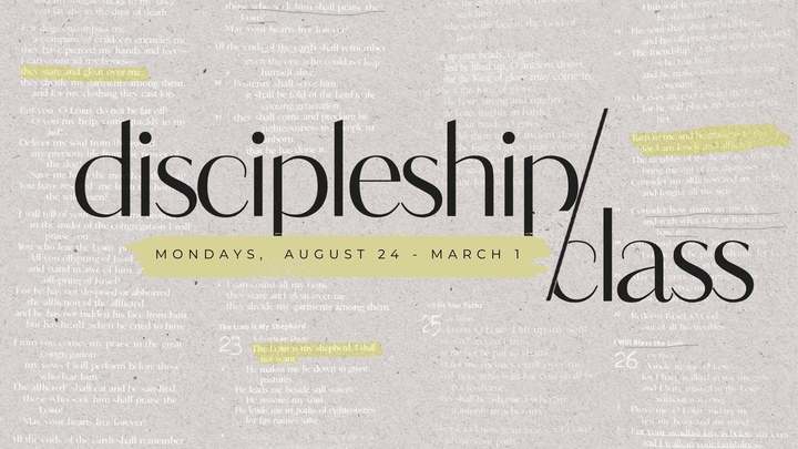 Discipleship Class 2026-2027 logo