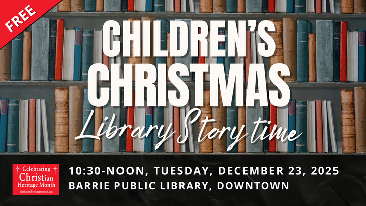 Children's Christmas Library Story Time logo