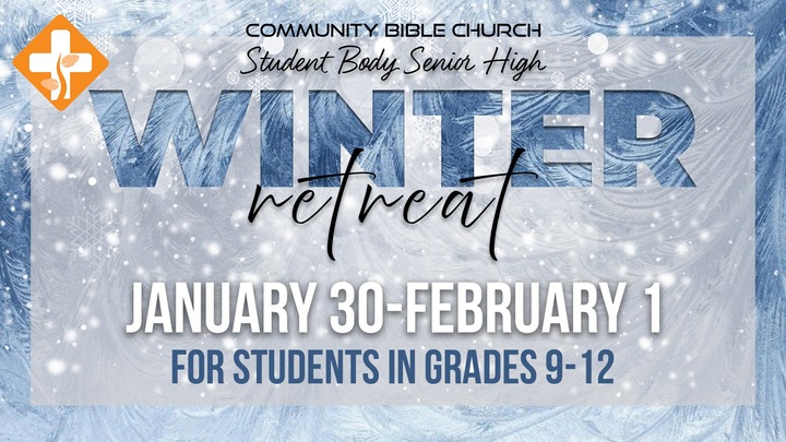 Student Body Senior High Winter Retreat 2026 logo