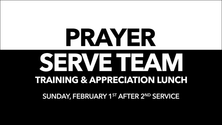 Prayer Serve Team Rally logo