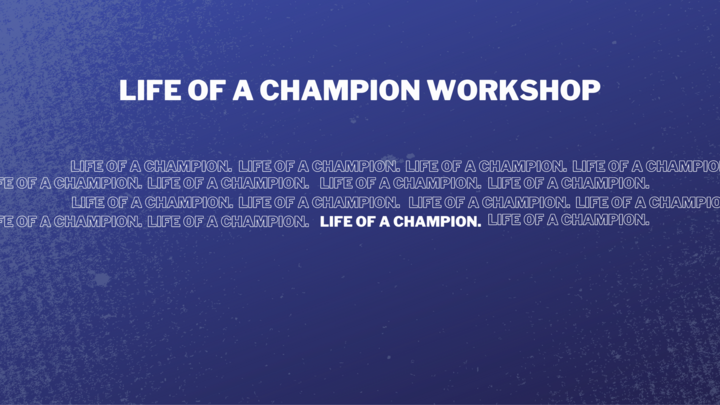 Life of a Champion Workshop  logo