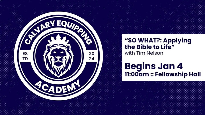 Calvary Equipping Academy Registration logo