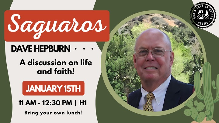 Saguaros January Special Guest Speaker: Dave Hepburn logo