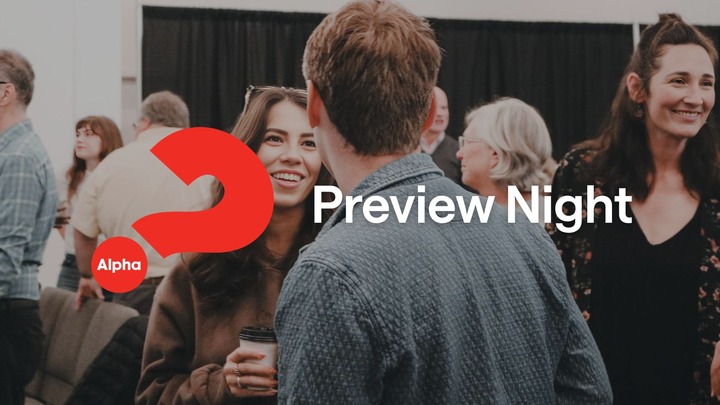 Alpha Preview Night logo