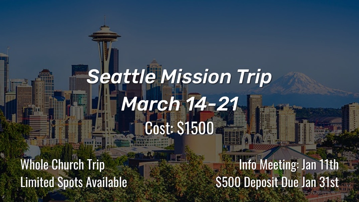 Seattle Mission Trip  logo