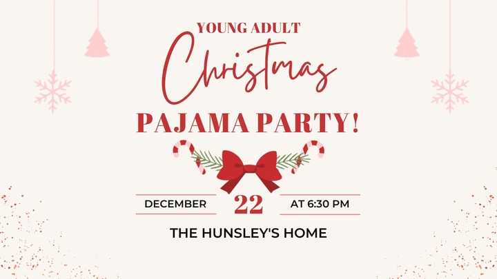 Young Adults Christmas Pajama Party logo
