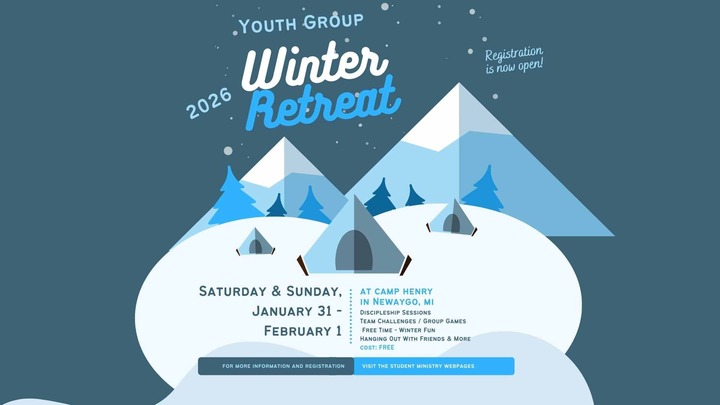 2026 Winter Youth Group Overnight Retreat logo