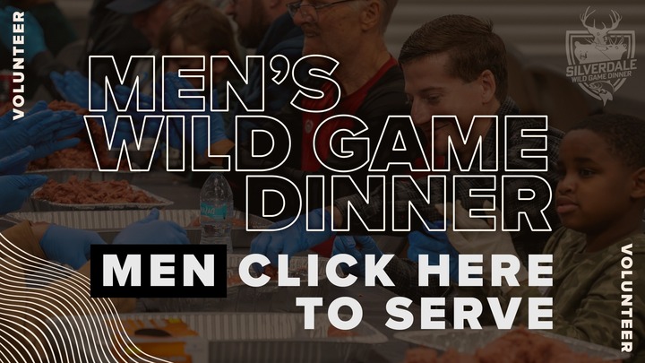 Men's Wild Game Dinner Men Volunteer Registration logo