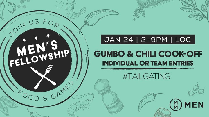 Men's Gumbo & Chili Cook-off logo