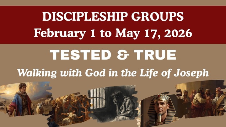 Discipleship Groups Spring 2026 logo