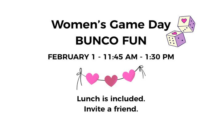 Women's Luncheon + Bunco logo