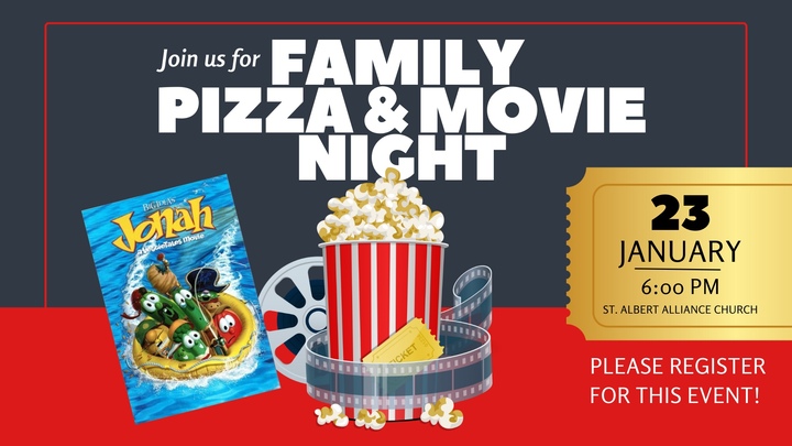 Family Pizza & Movie Night logo