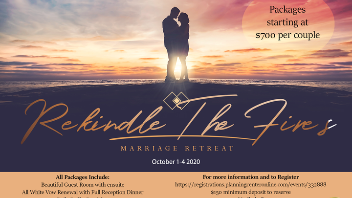 2020 Rekindle The Fires Marriage Retreat logo image