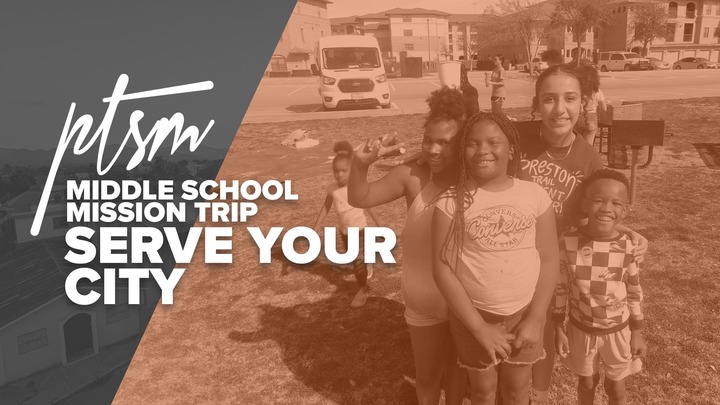 PTSM Serve Your City Middle School Mission Trip logo