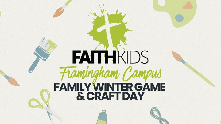 Family Winter Game & Craft Day - Framingham Campus logo