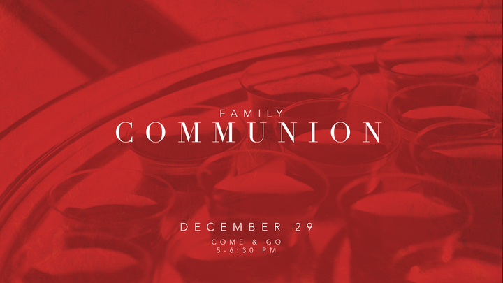 Family Come & Go Communion logo image
