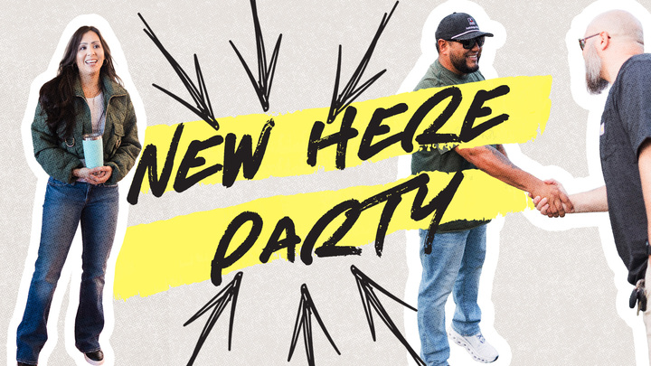 New Here Party logo