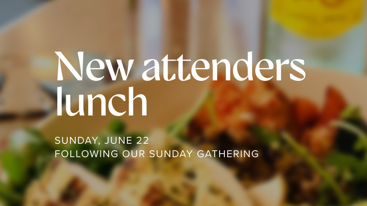 New Attenders Lunch logo