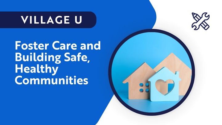 Foster Care and Building Safe, Healthy Communities logo
