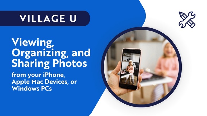 Viewing, Organizing and Sharing Photos From Your iPhone, Apple MAC devices or Windows PC's logo