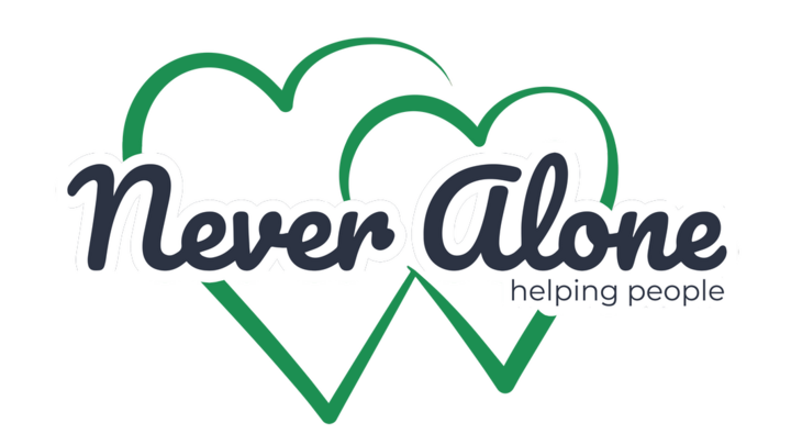 Never Alone - April 2026 logo