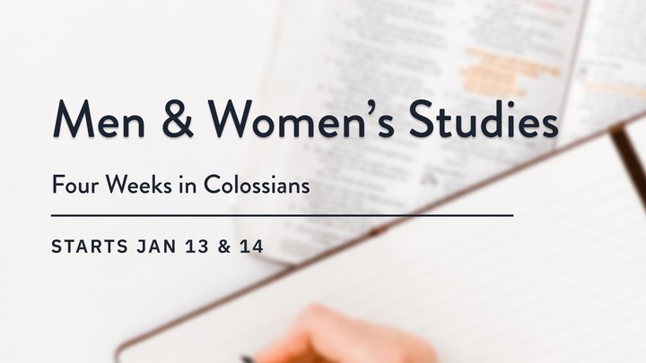 January Men and Women's Bible Study 2026 logo