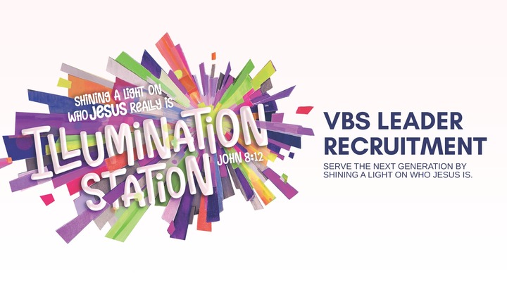 VACATION BIBLE SCHOOL (VBS) | Leader Recruitment 2026 logo