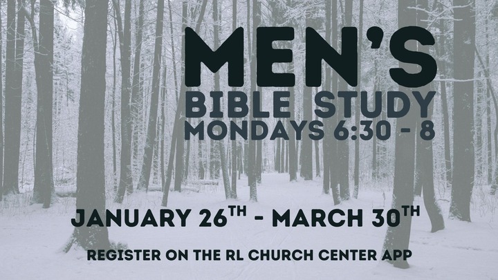 Men's Ministry Winter Bible Study 2026 logo