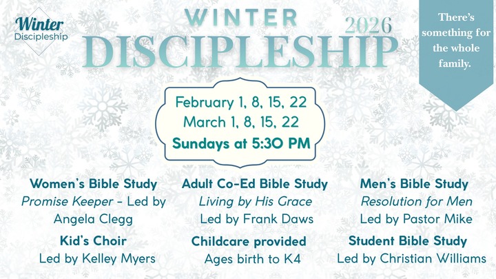 Winter Discipleship 2026 logo
