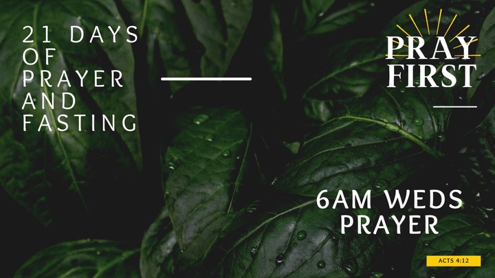Prayer & Fasting Weds 6am Prayer  logo