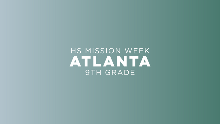 9th Grade Mission Trip - Atlanta, GA logo