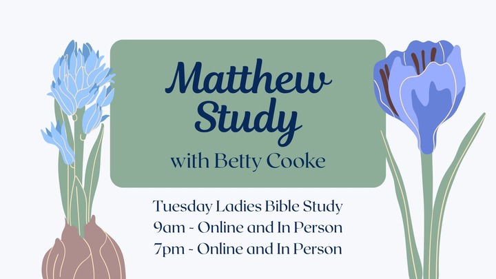 The Book of Matthew Ladies Bible Study logo