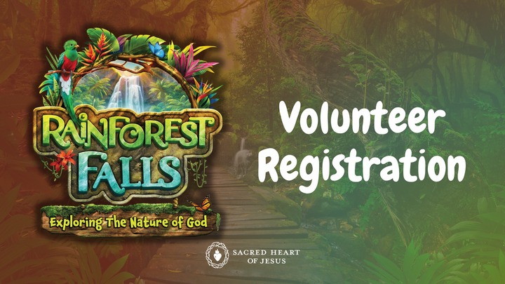 Vacation Bible School 2026 VOLUNTEERS logo