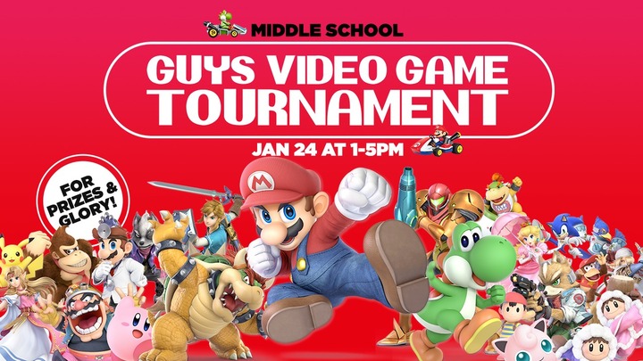 MS Guys Video Game Tournament logo