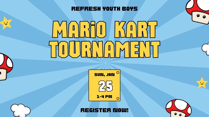 HS & MS Boys Mario Kart Tournament logo