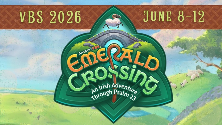 2026 VBS "Emerald Crossing" logo